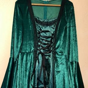 Green Historical Renaissance Dress / Costume